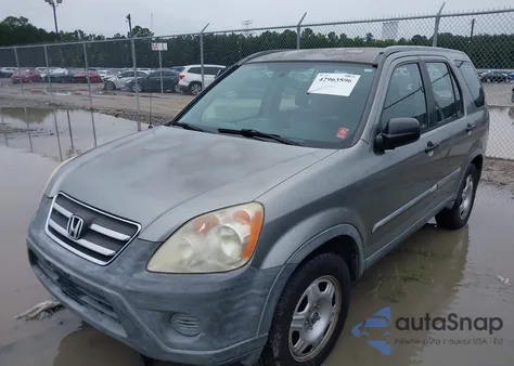 2005 Honda Cr-V Lx из США, поврежденный, VIN JHLRD68505C013838